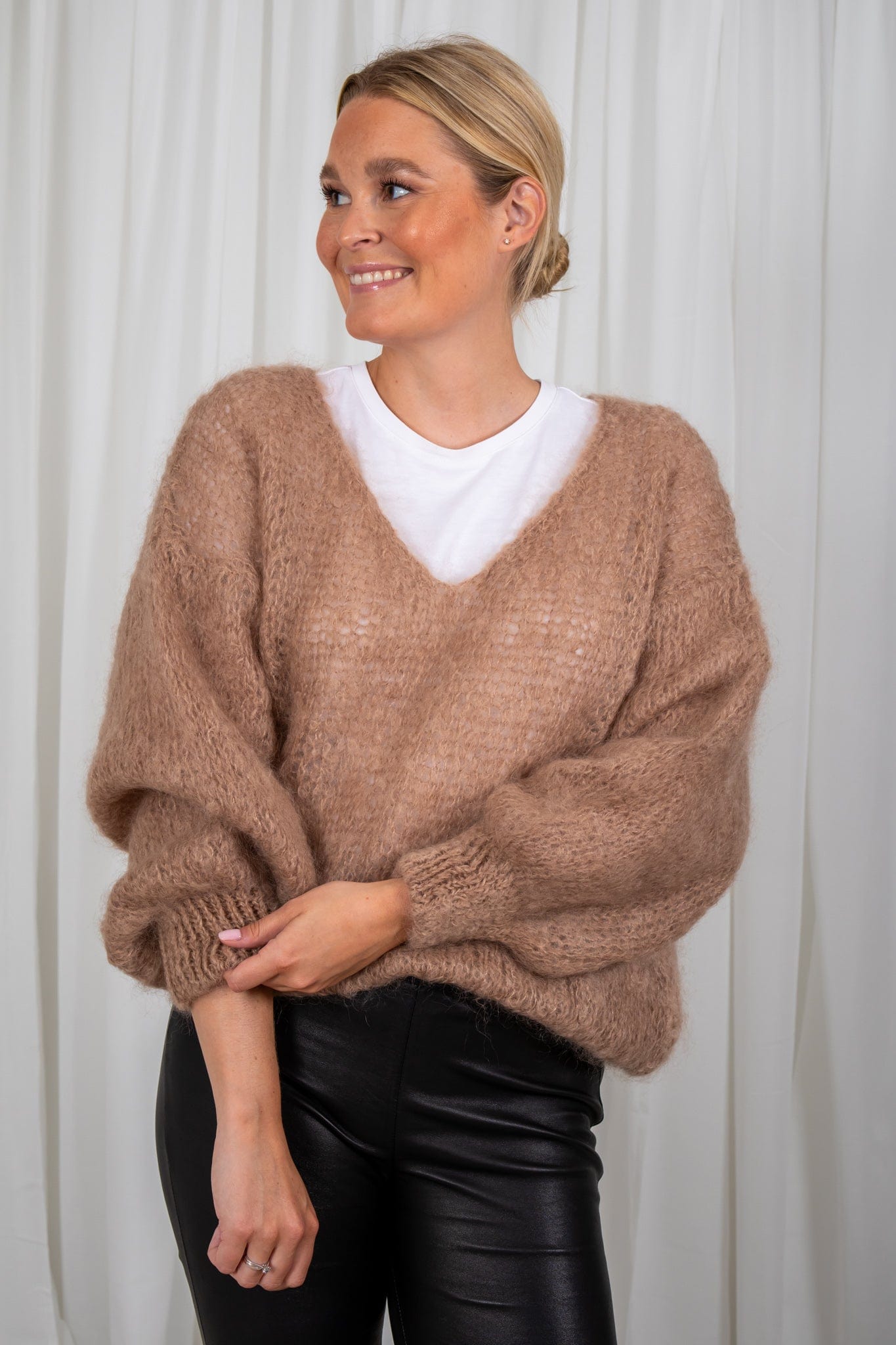 Milana Ls Mohair Knit By American Dreams – Smuk - Dameklær på nett