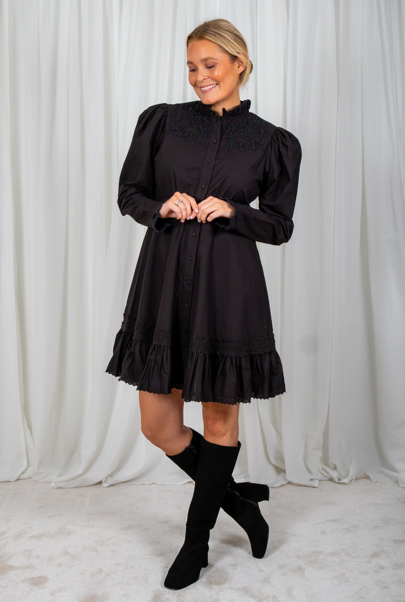 Cotton winter dress on sale