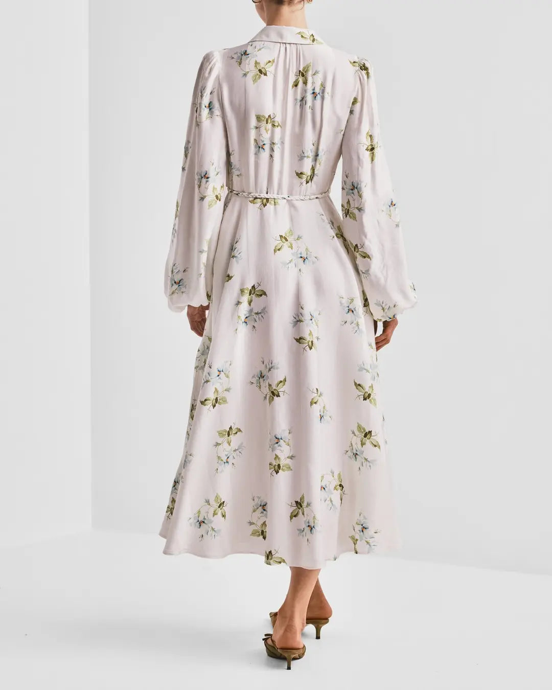 Viscose Shirt Dress Tea Garden