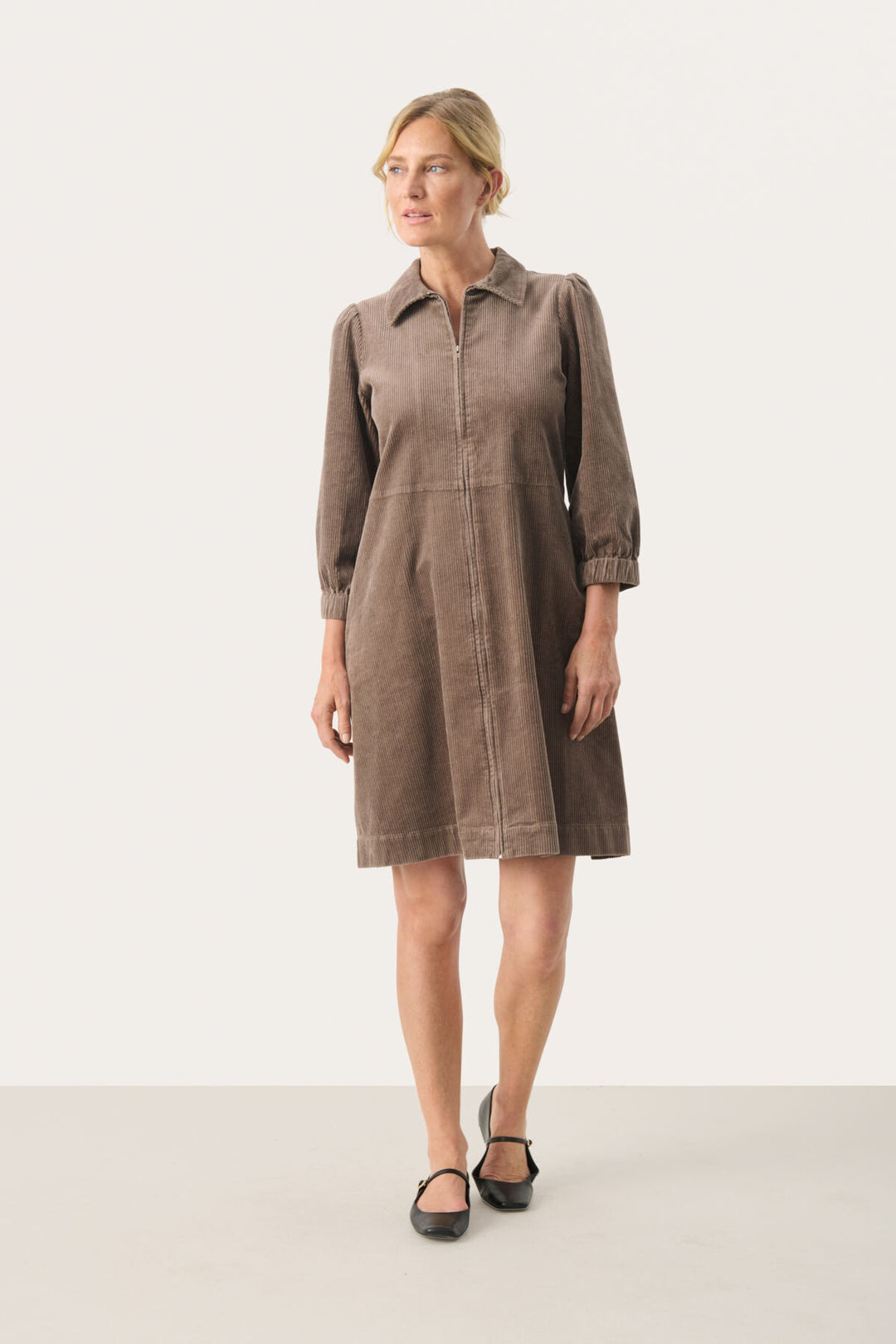 Eyvorspw Dress Walnut