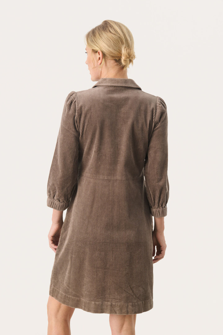 Eyvorspw Dress Walnut