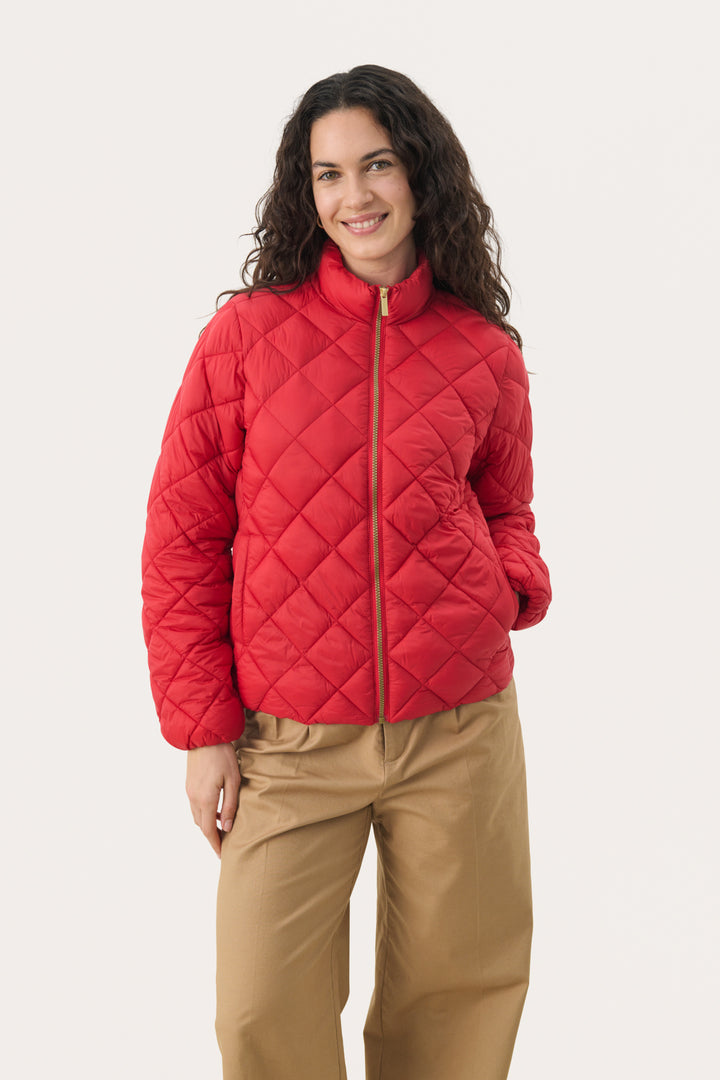 Oliapw Outerwear Ribbon Red