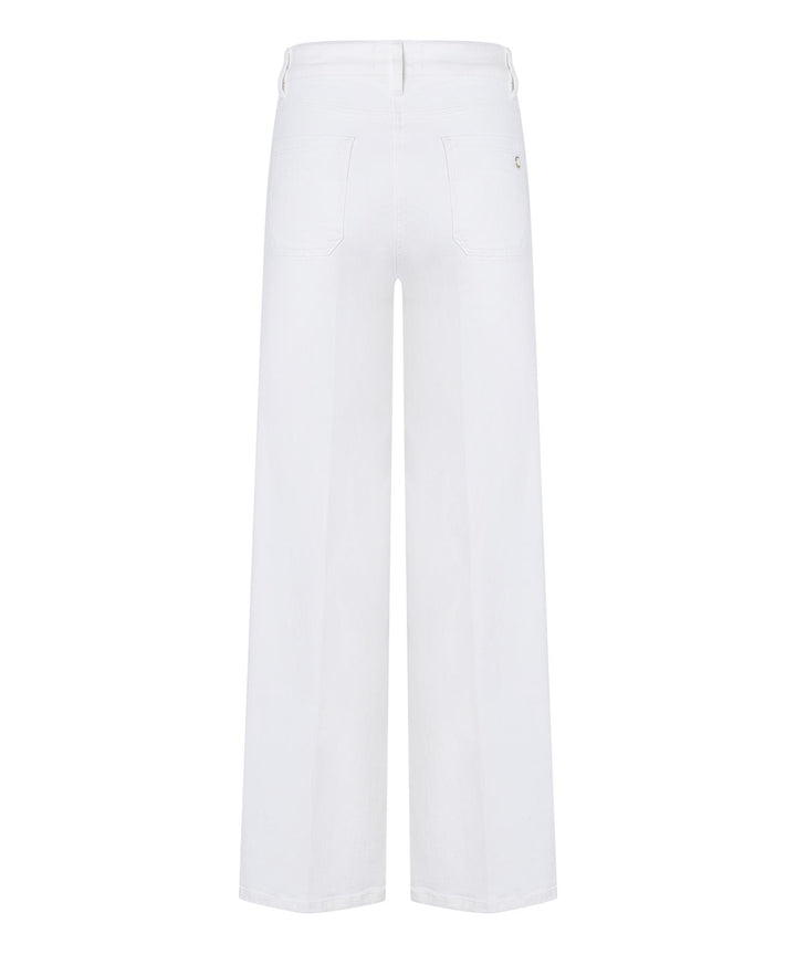 Tess Wide Leg Pure White Stone