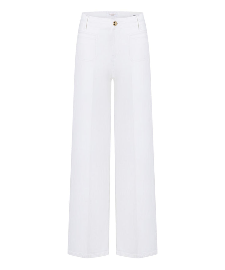 Tess Wide Leg Pure White Stone