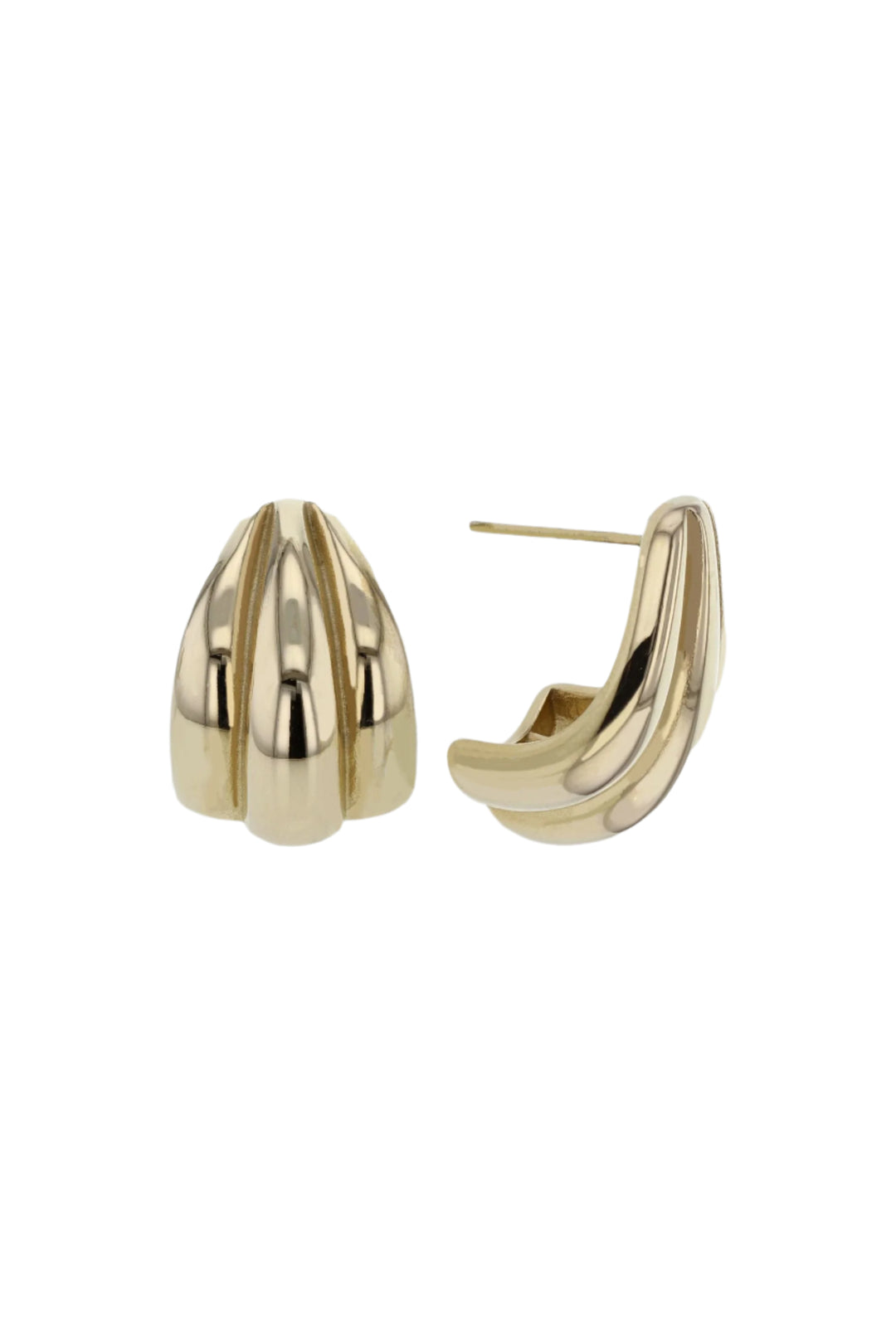 The Coral Earrings Gold