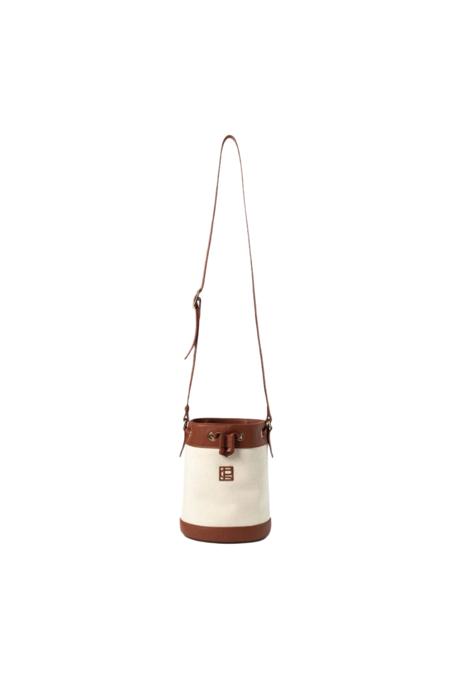 Canvas Bucket Bag Brown