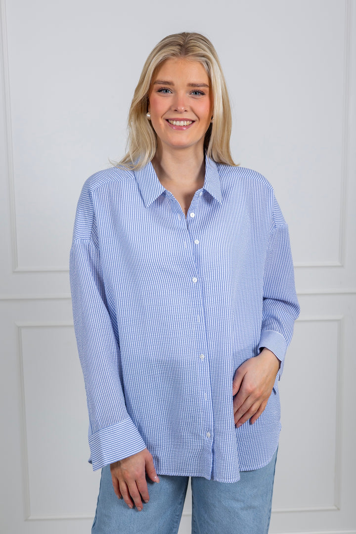 Sonja Shirt Blue/White Stripe