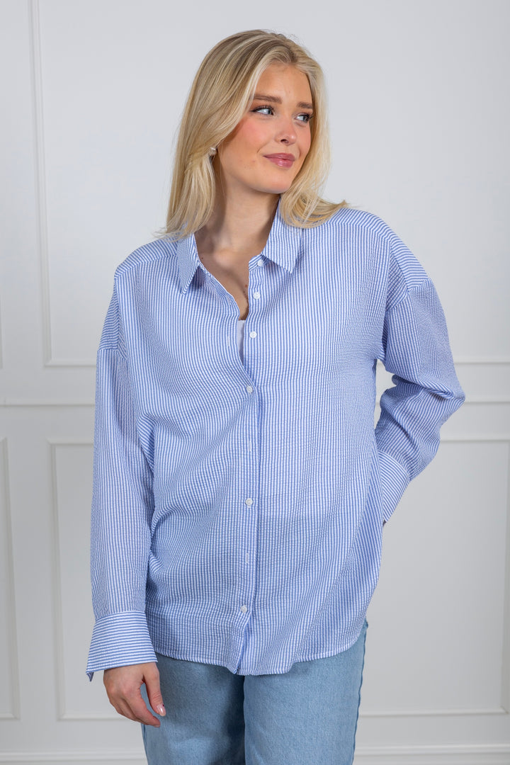 Sonja Shirt Blue/White Stripe