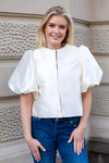 Cleo Blouse Ivory