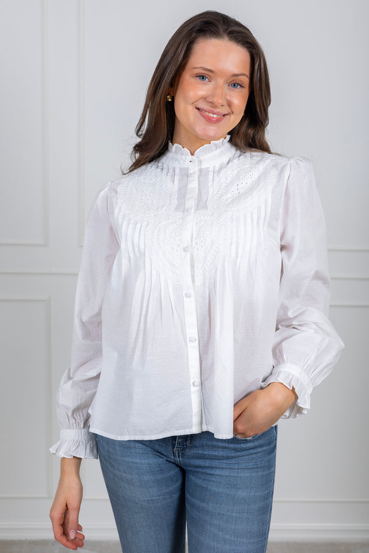 Yasmyrina Ls Shirt Star White