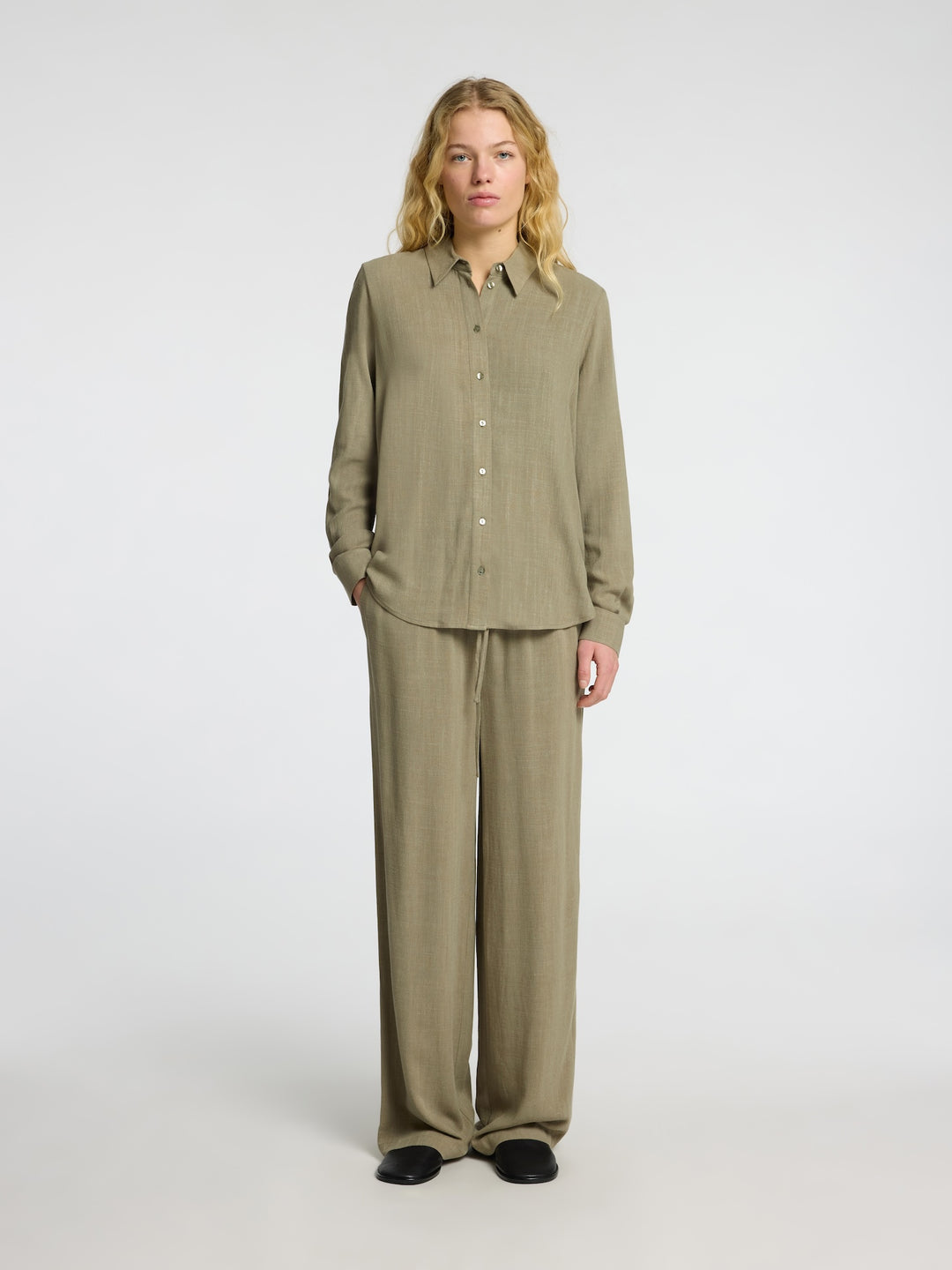 Viva-Gulia Hw Long Sun Pant Vetiver