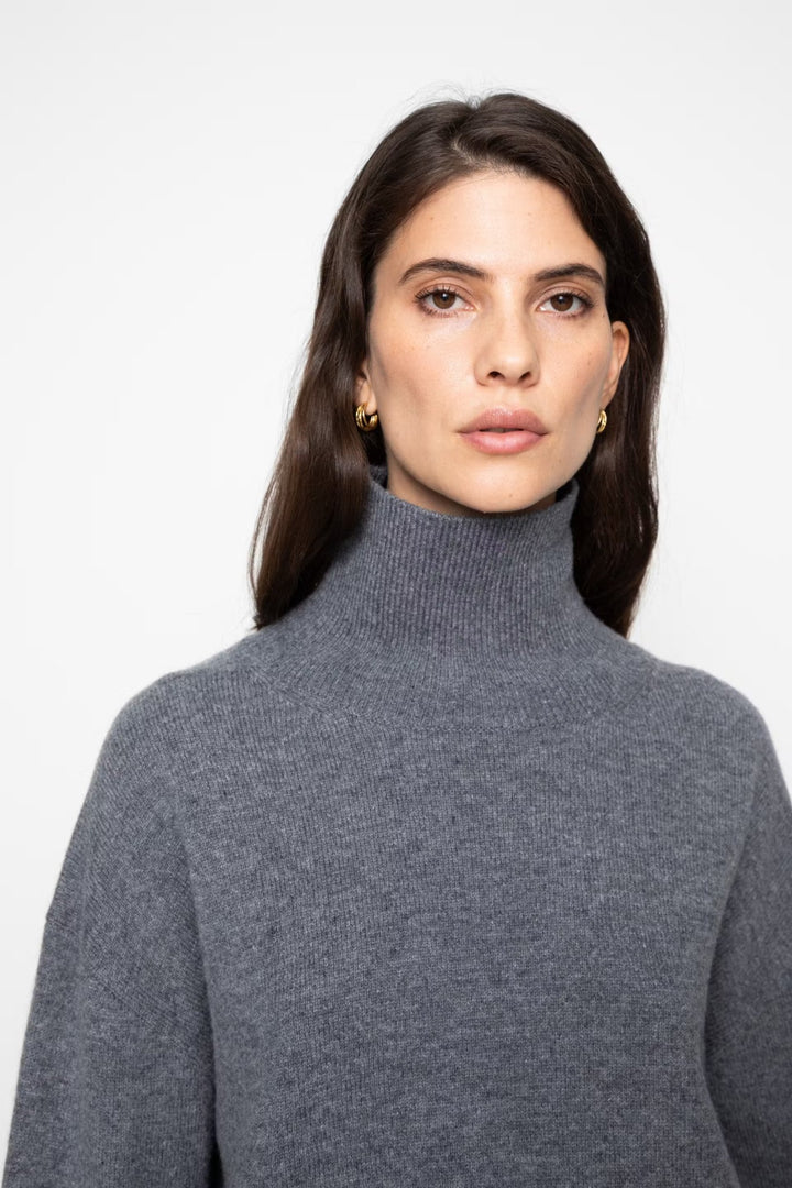 Abigail Knit Dark Grey | Genser | Smuk - Dameklær på nett