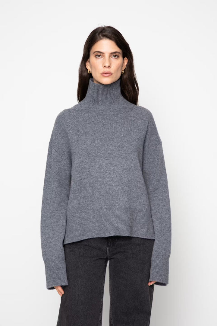 Abigail Knit Dark Grey | Genser | Smuk - Dameklær på nett