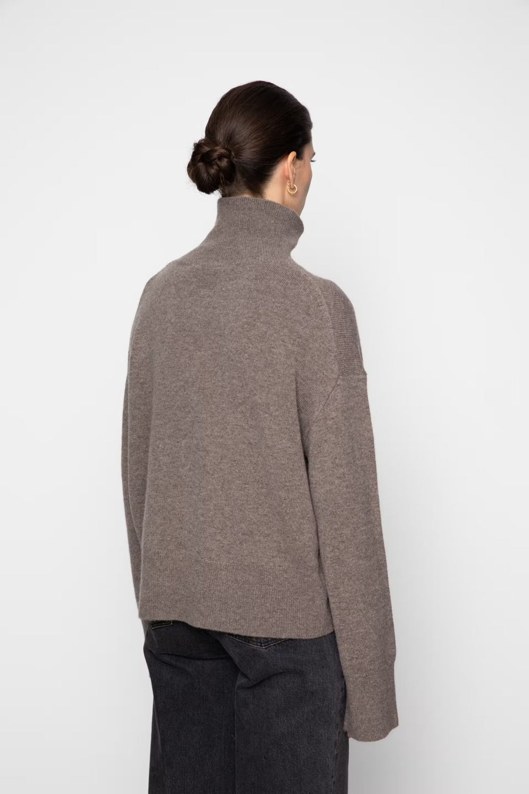 Abigail Knit Dark Taupe | Genser | Smuk - Dameklær på nett