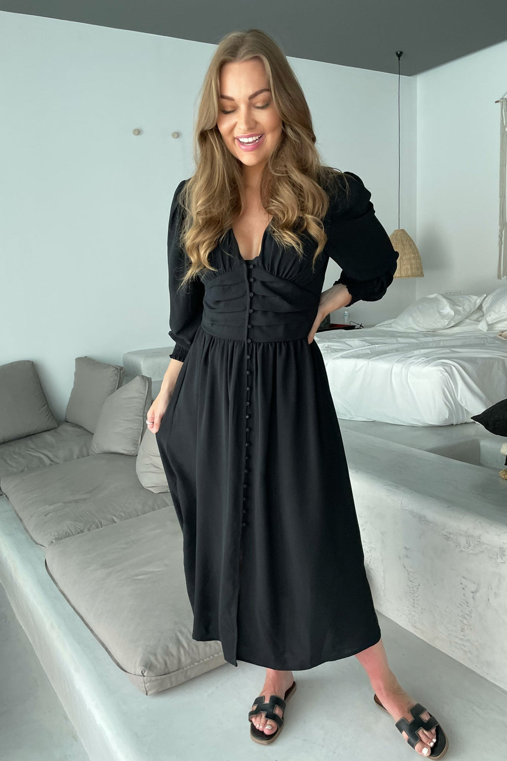 Adelic Long Dress Black | Kjoler | Smuk - Dameklær på nett