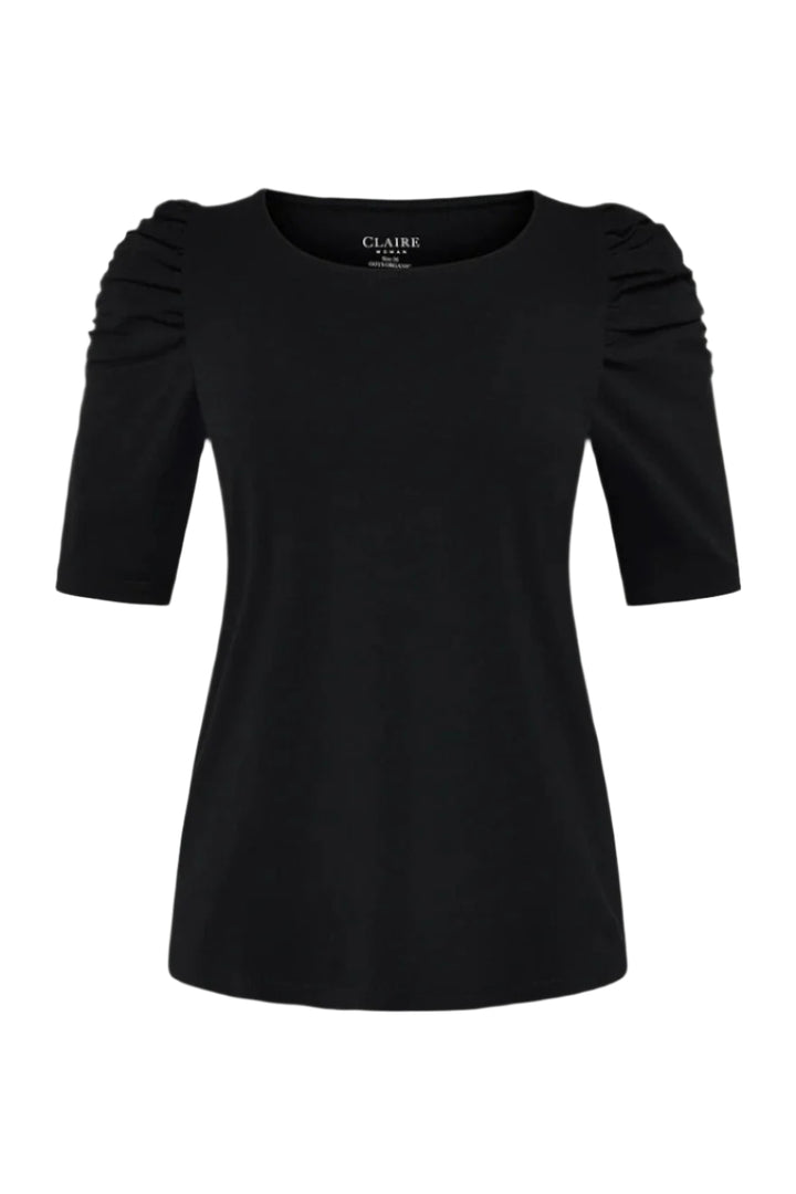 Adrienne T-Shirt Black | Topper | Smuk - Dameklær på nett