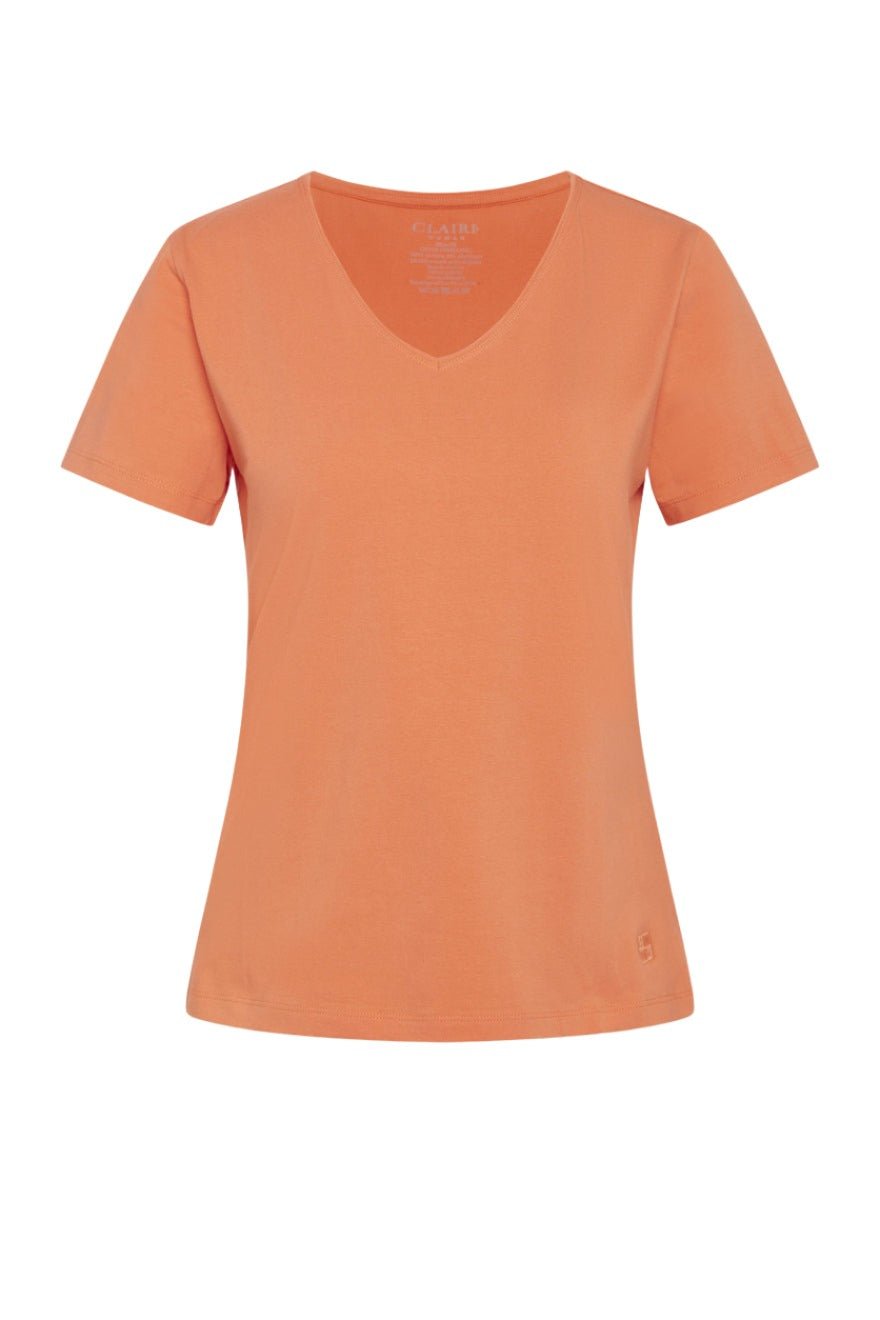 Aida T - Shirt Coral | Skjorter og bluser | Smuk - Dameklær på nett