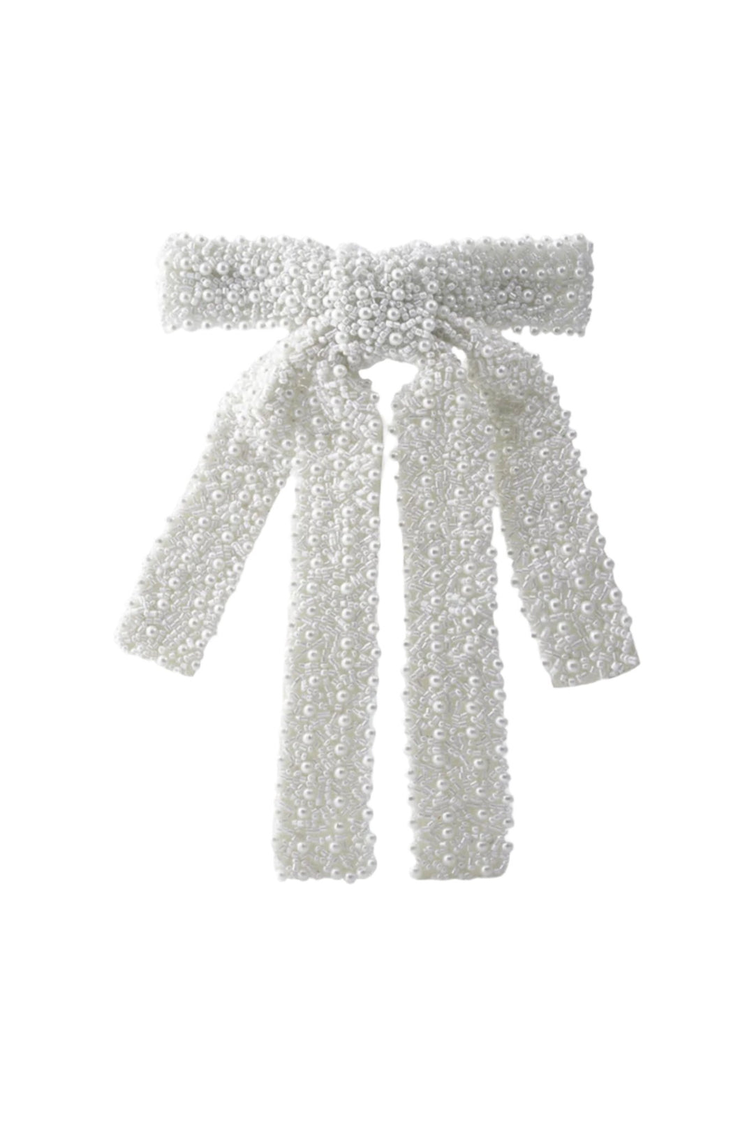 Alba Beaded Bow Off White | Accessories | Smuk - Dameklær på nett