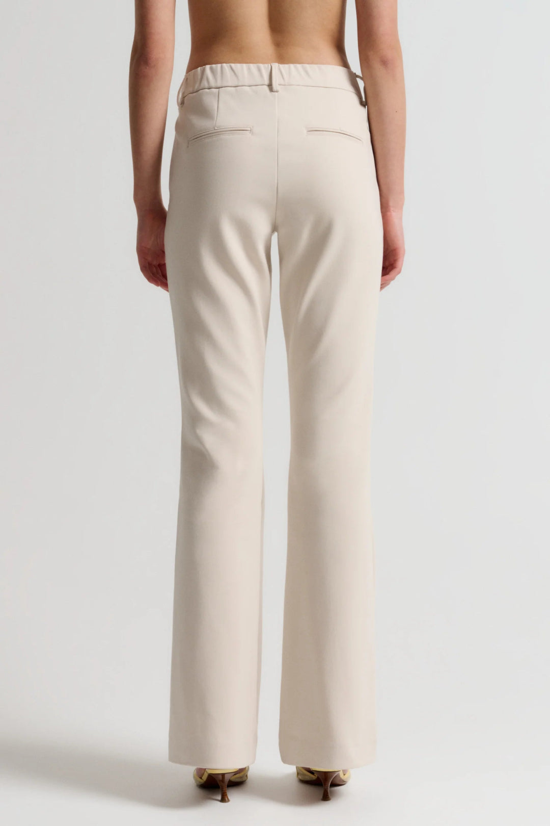 Alice Flare Pant Cream Sand | Bukser | Smuk - Dameklær på nett