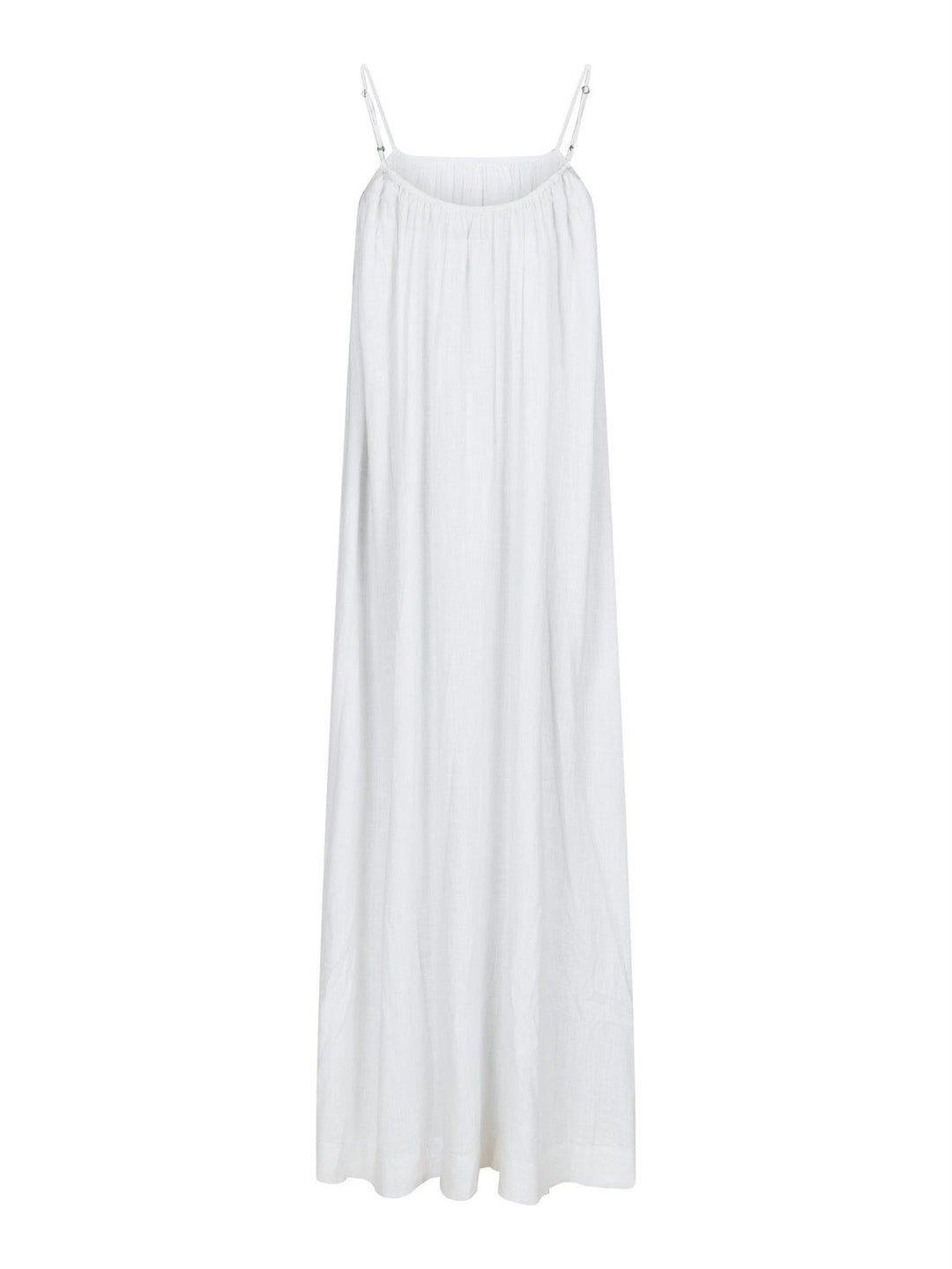 Allie Soft Linen Dress White | Kjoler | Smuk - Dameklær på nett