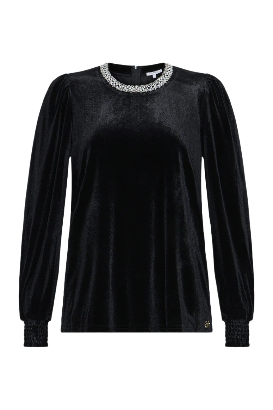 Alondra Blouse Black | Skjorter og bluser | Smuk - Dameklær på nett