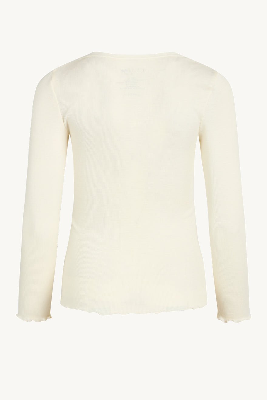 Amber T-Shirt Ivory | Topper | Smuk - Dameklær på nett