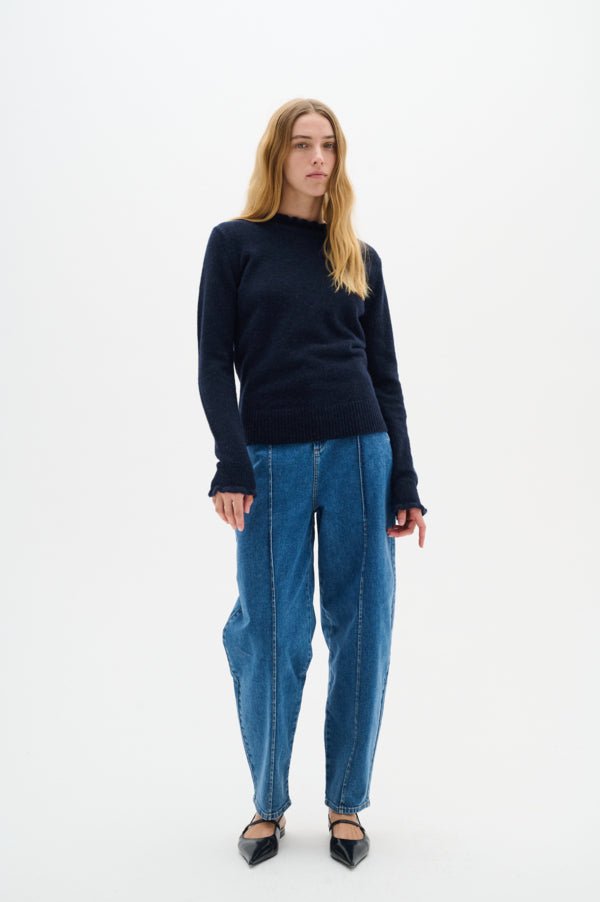 Anajaiw Pullover Marine Blue | Genser | Smuk - Dameklær på nett