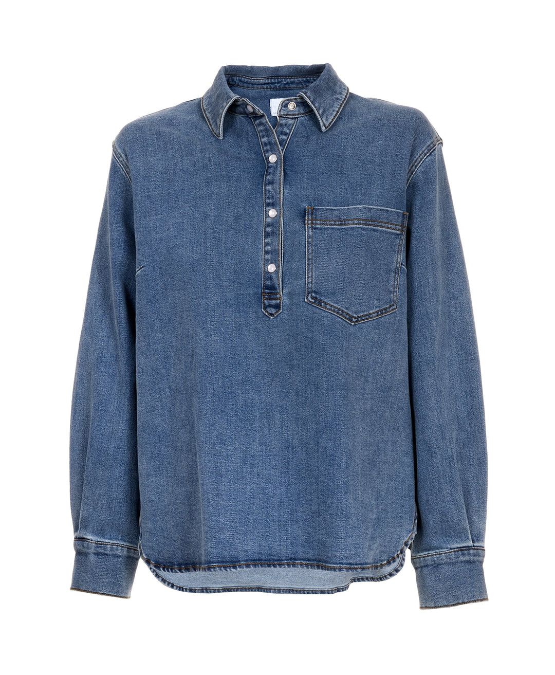 Andorra Blouse Lht Blue Denim | Skjorter og bluser | Smuk - Dameklær på nett