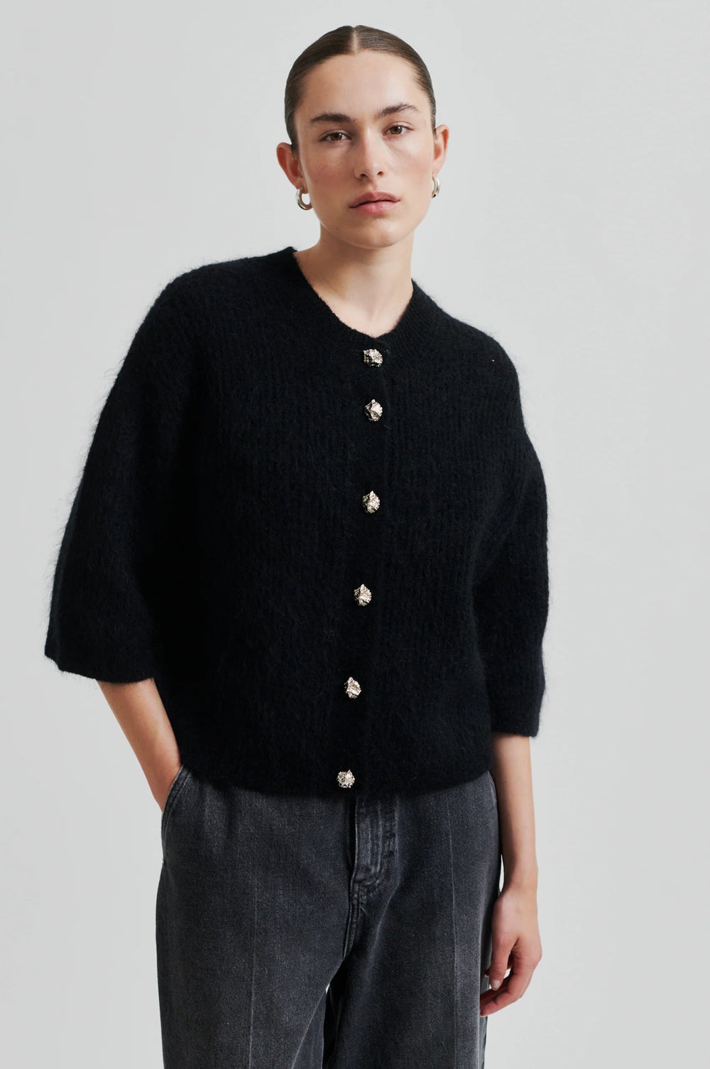 Andria Knit Cardigan Black | Genser | Smuk - Dameklær på nett