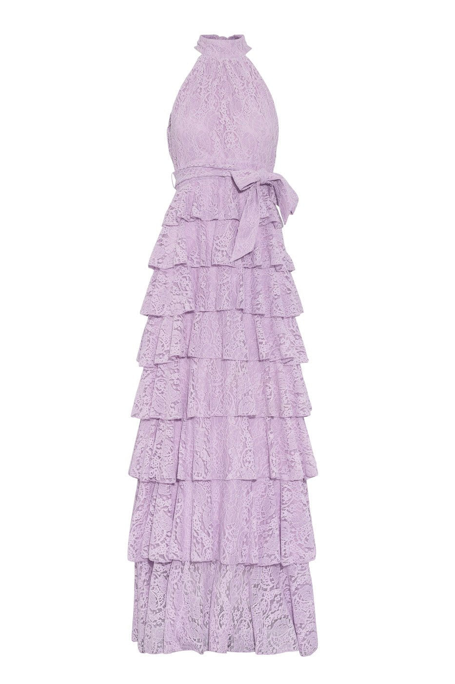 Angel Maxi Dress Halterneck Lavender Lace | Kjoler | Smuk - Dameklær på nett