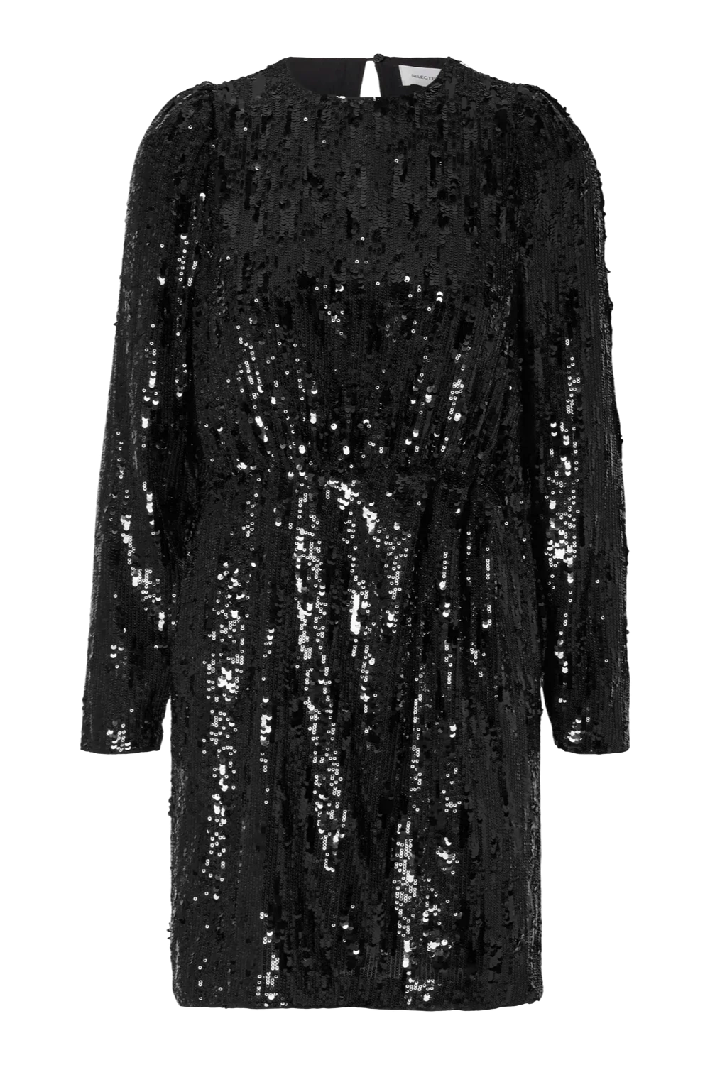 Ari - Colyn Ls Short Sequins Dress Black | Kjoler | Smuk - Dameklær på nett