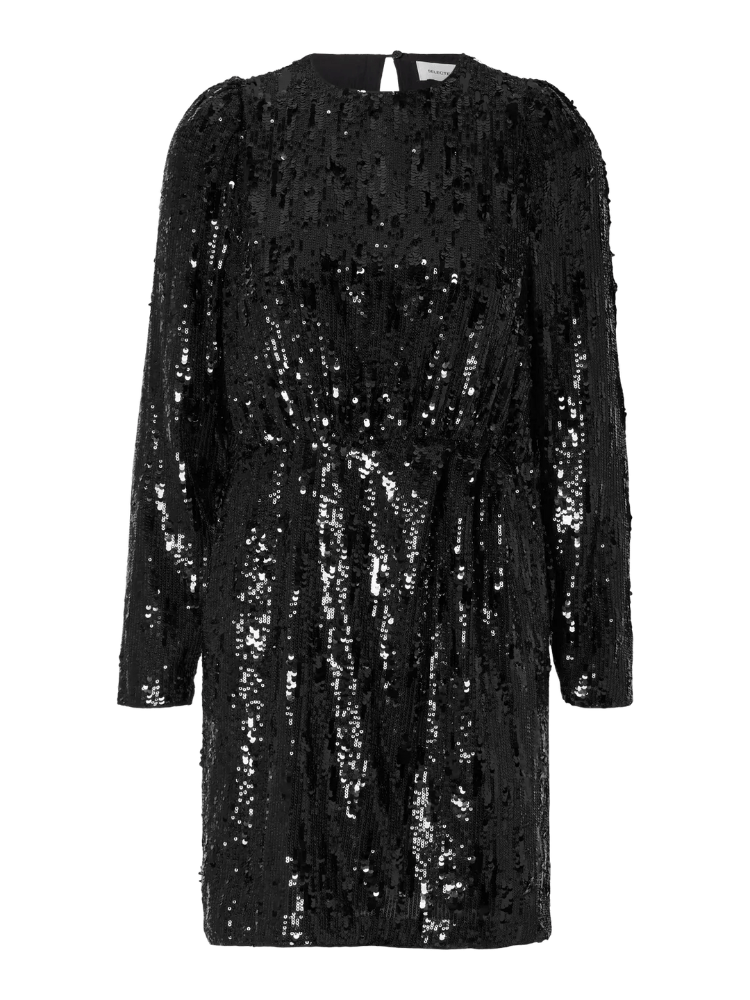 Ari - Colyn Ls Short Sequins Dress Black | Kjoler | Smuk - Dameklær på nett