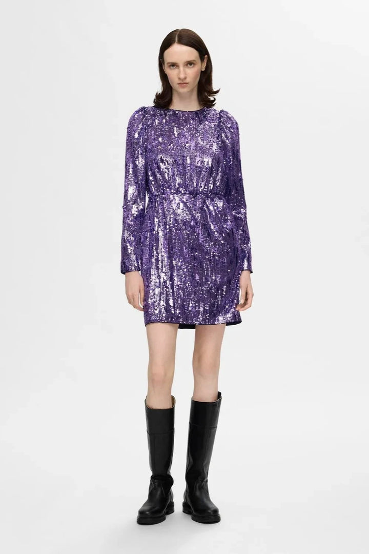 Ari - Colyn Ls Short Sequins Dress Liberty | Kjoler | Smuk - Dameklær på nett