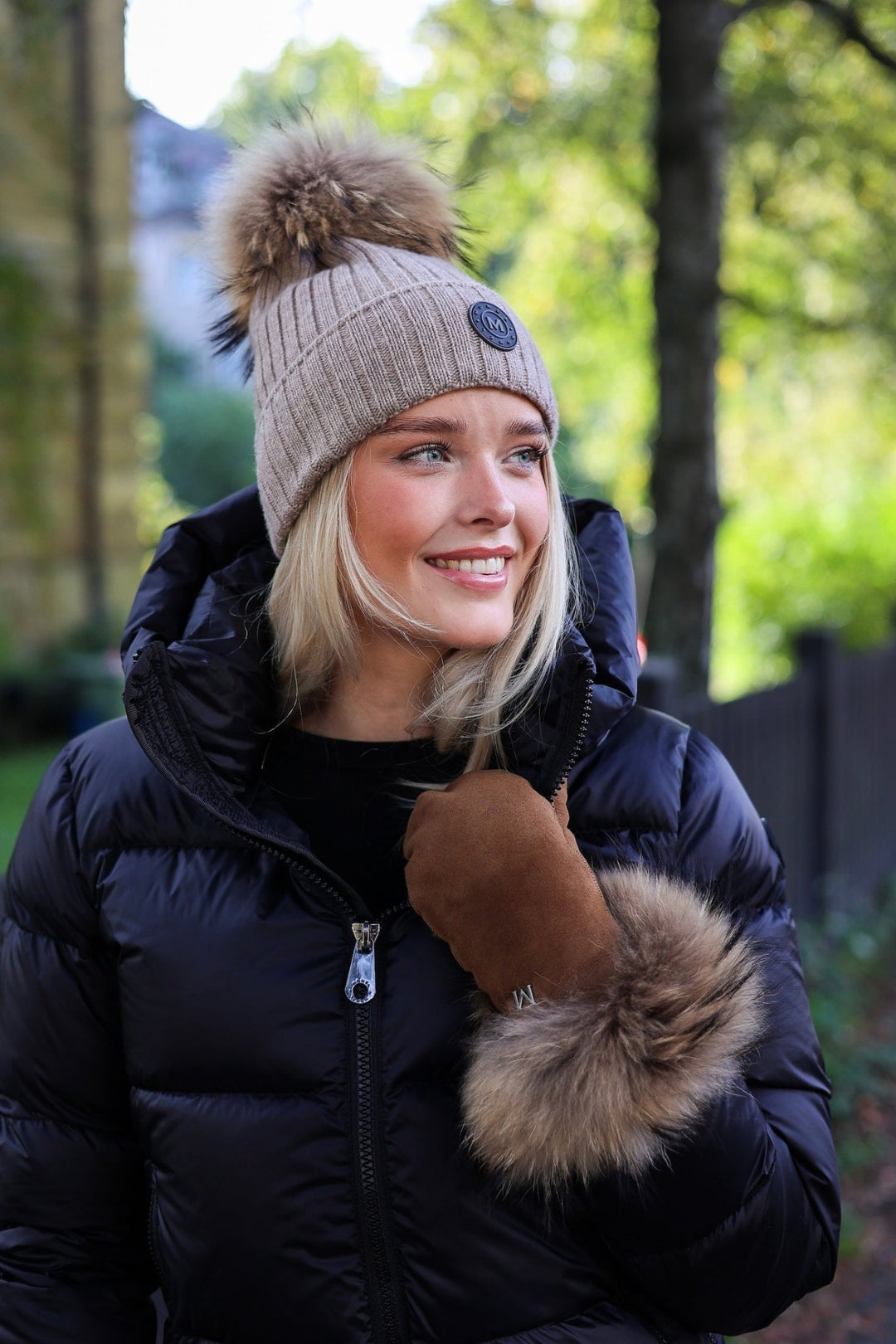 Aspen Mitten Chestnut | Accessories | Smuk - Dameklær på nett