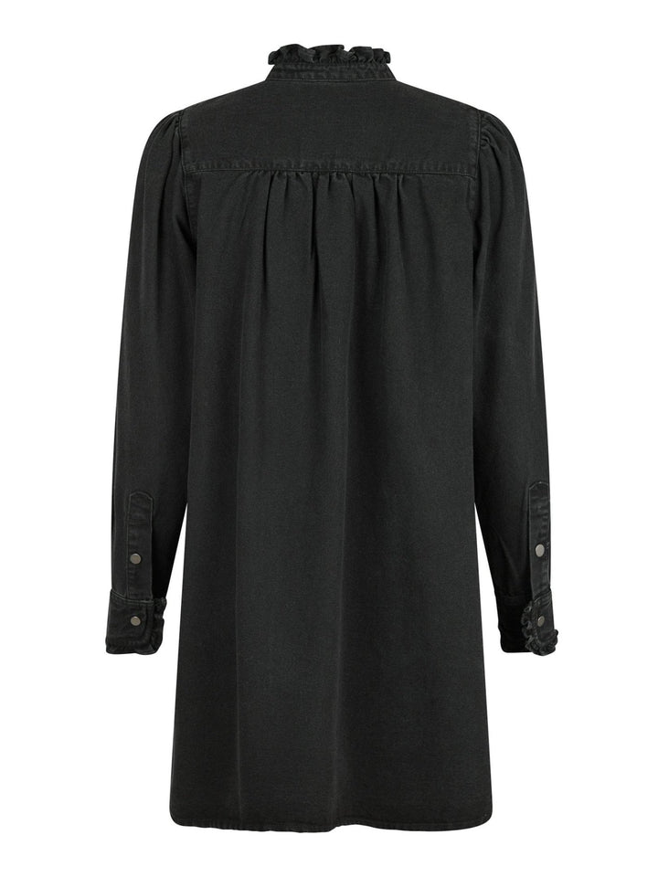 Ava Denim Dress Black | Kjoler | Smuk - Dameklær på nett