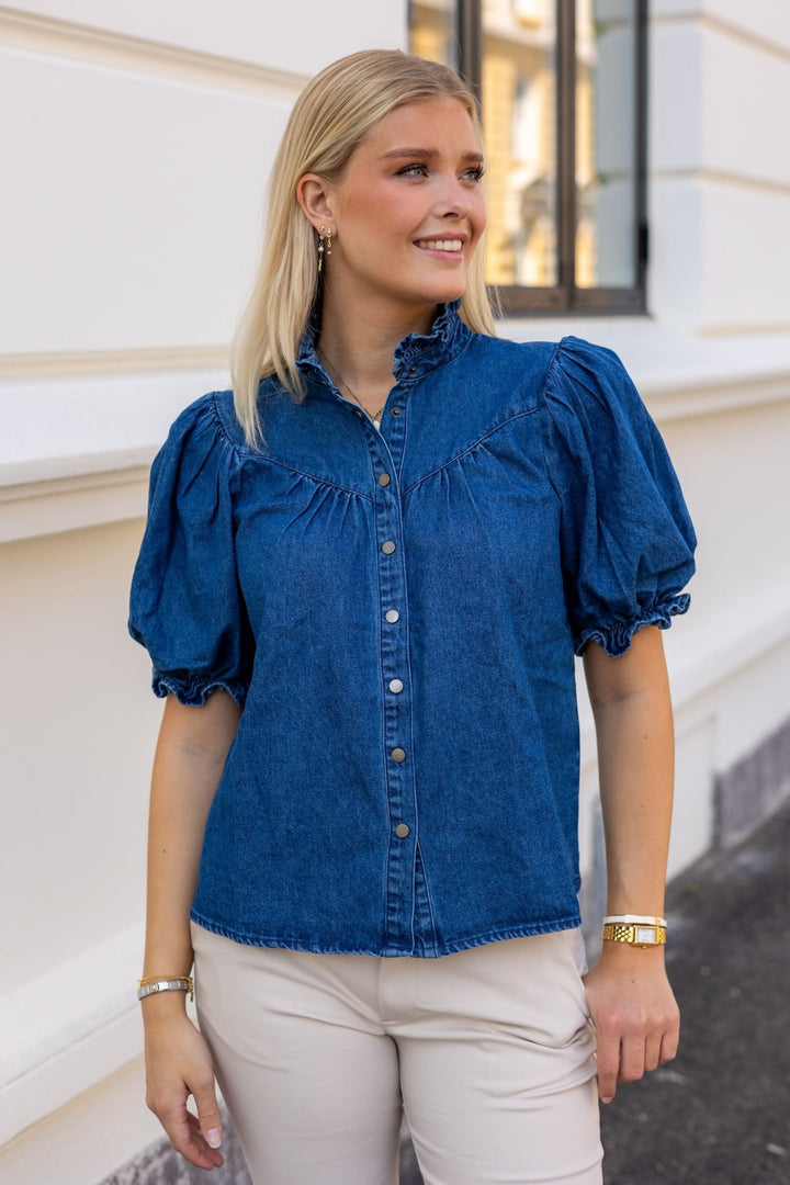 Avalon Denim Shirt Blue | Skjorter og bluser | Smuk - Dameklær på nett