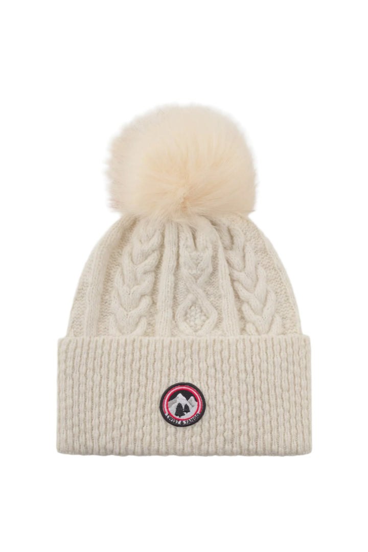 Avoriaz Cable - Knit Beanie Snow White | Accessories | Smuk - Dameklær på nett