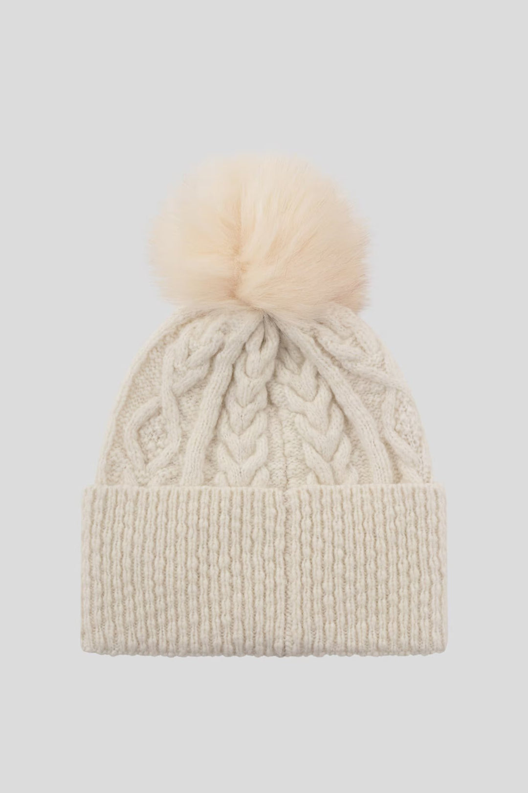 Avoriaz Cable - Knit Beanie Snow White | Accessories | Smuk - Dameklær på nett