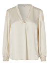 Bardi V-Neck Blouse Brazilian Sand