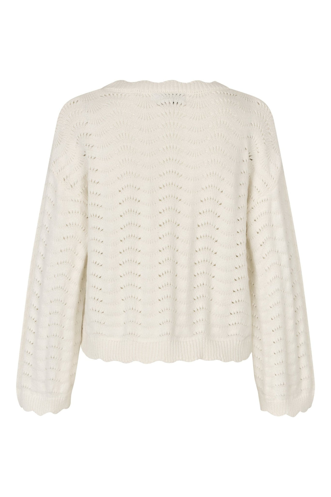 Beana Knit Blouse Off White | Genser | Smuk - Dameklær på nett