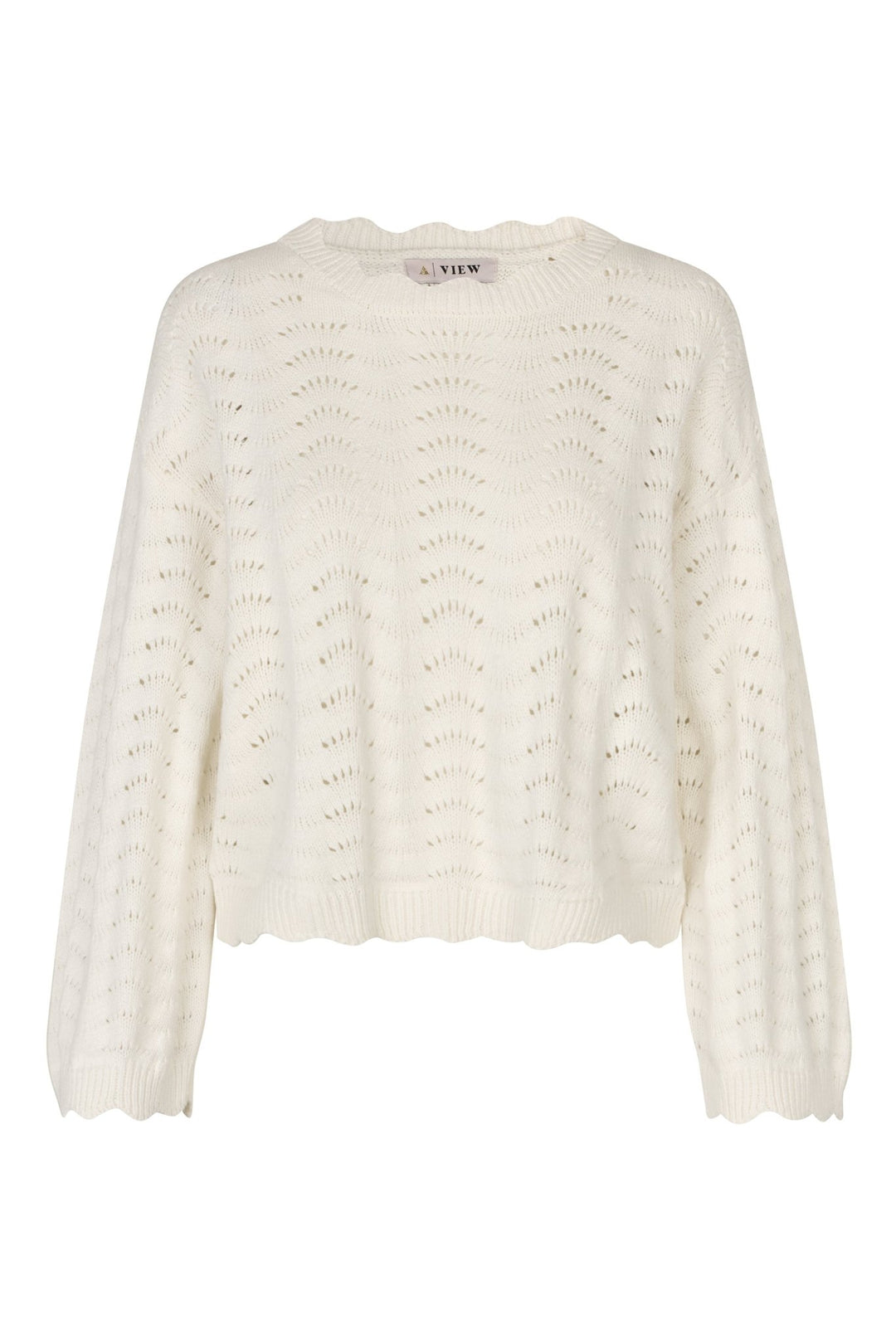 Beana Knit Blouse Off White | Genser | Smuk - Dameklær på nett