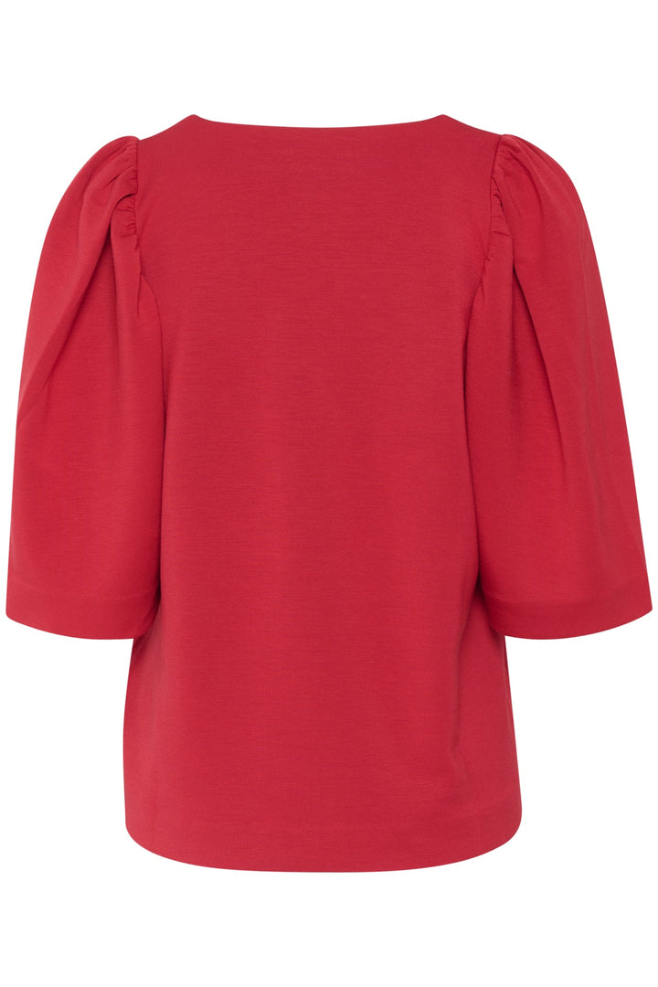 Becentiw Blouse True Red | Topper | Smuk - Dameklær på nett