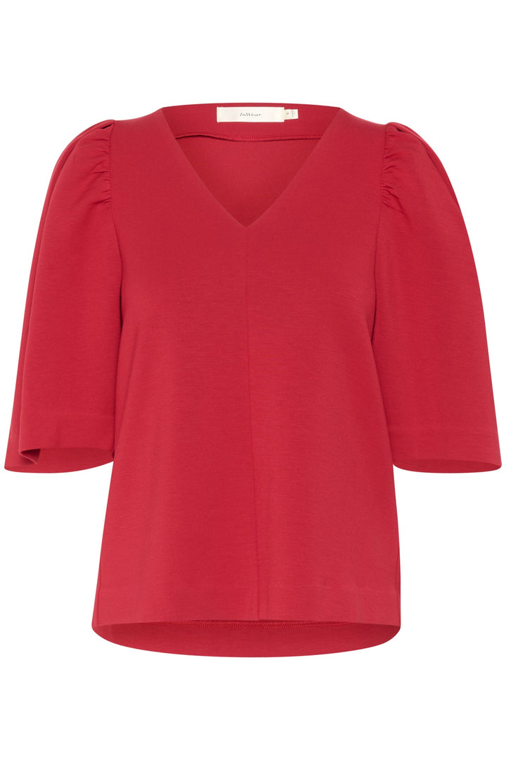 Becentiw Blouse True Red | Topper | Smuk - Dameklær på nett