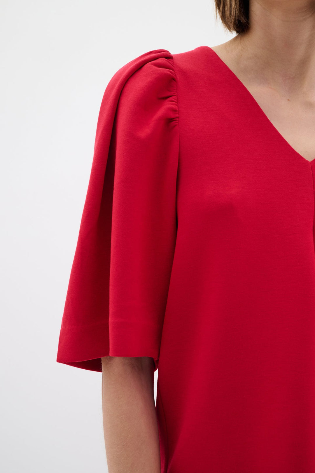 Becentiw Blouse True Red | Topper | Smuk - Dameklær på nett