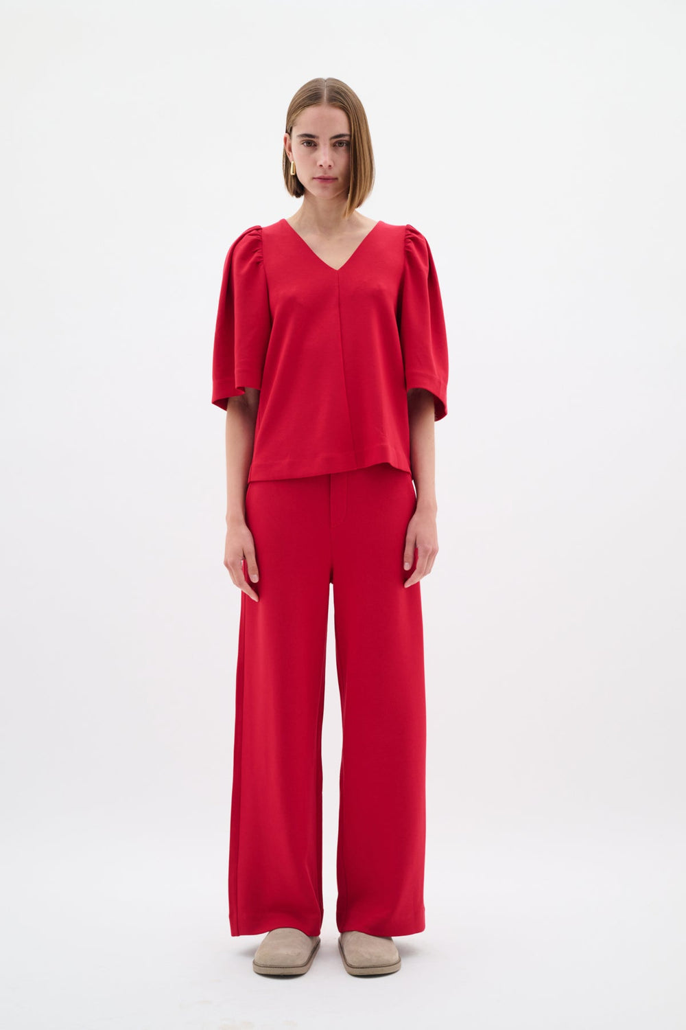 Becentiw Blouse True Red | Topper | Smuk - Dameklær på nett