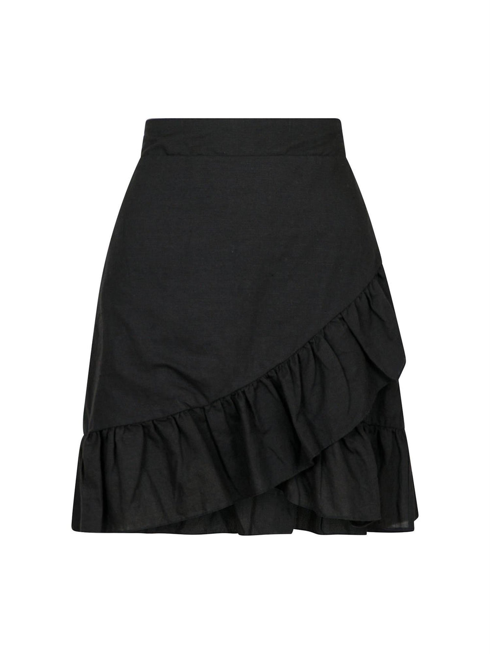 Bekka Linen Skirt Black | Skjørt | Smuk - Dameklær på nett