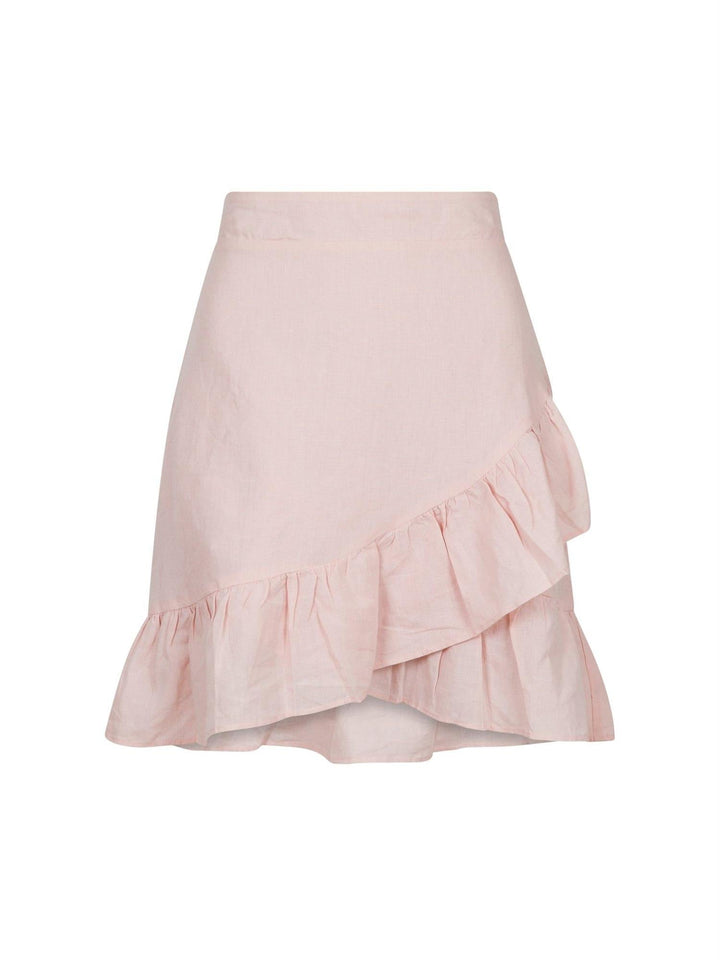 Bekka Linen Skirt Rose Smoke | Skjørt | Smuk - Dameklær på nett