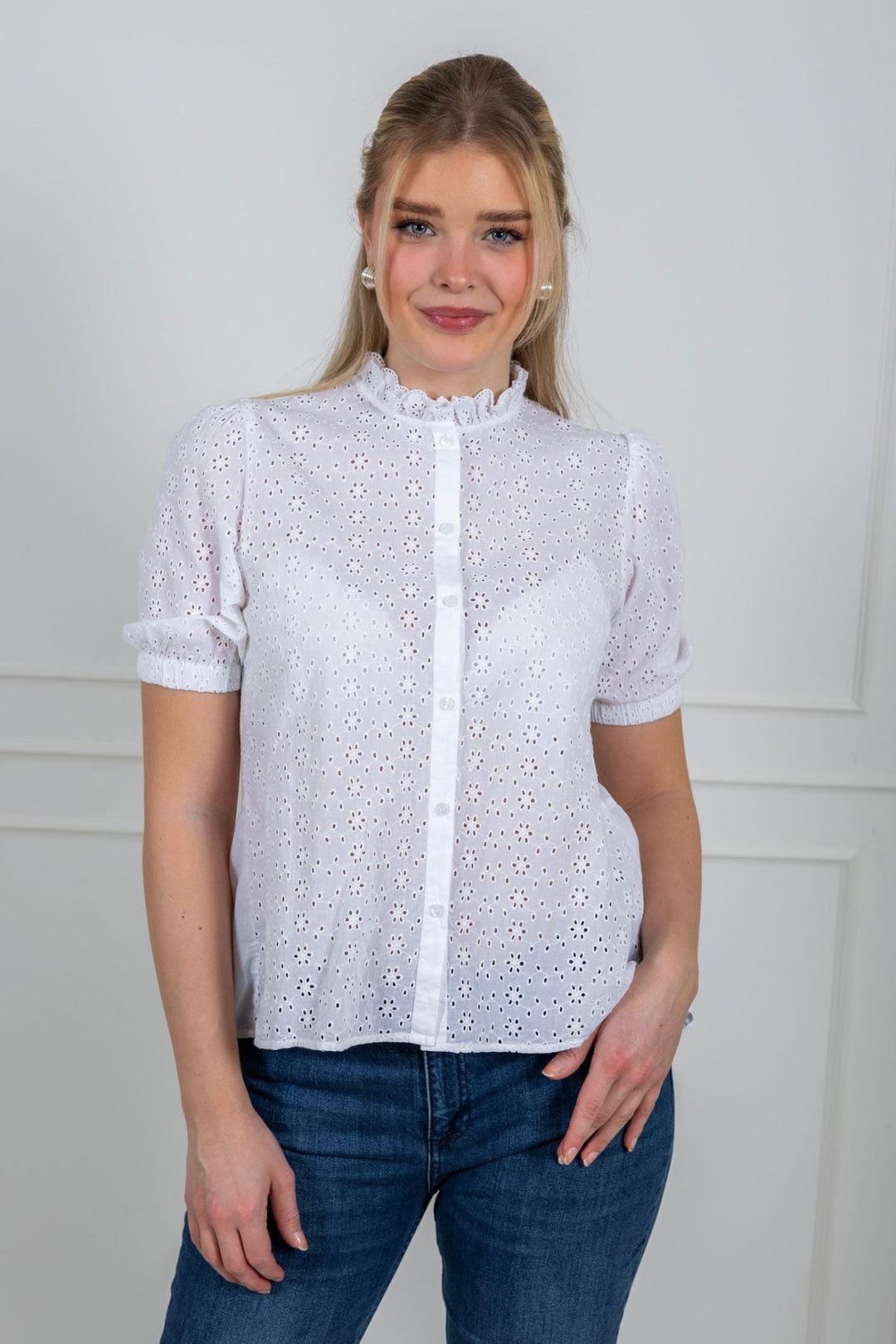 Bella Blouse White | Skjorter og bluser | Smuk - Dameklær på nett