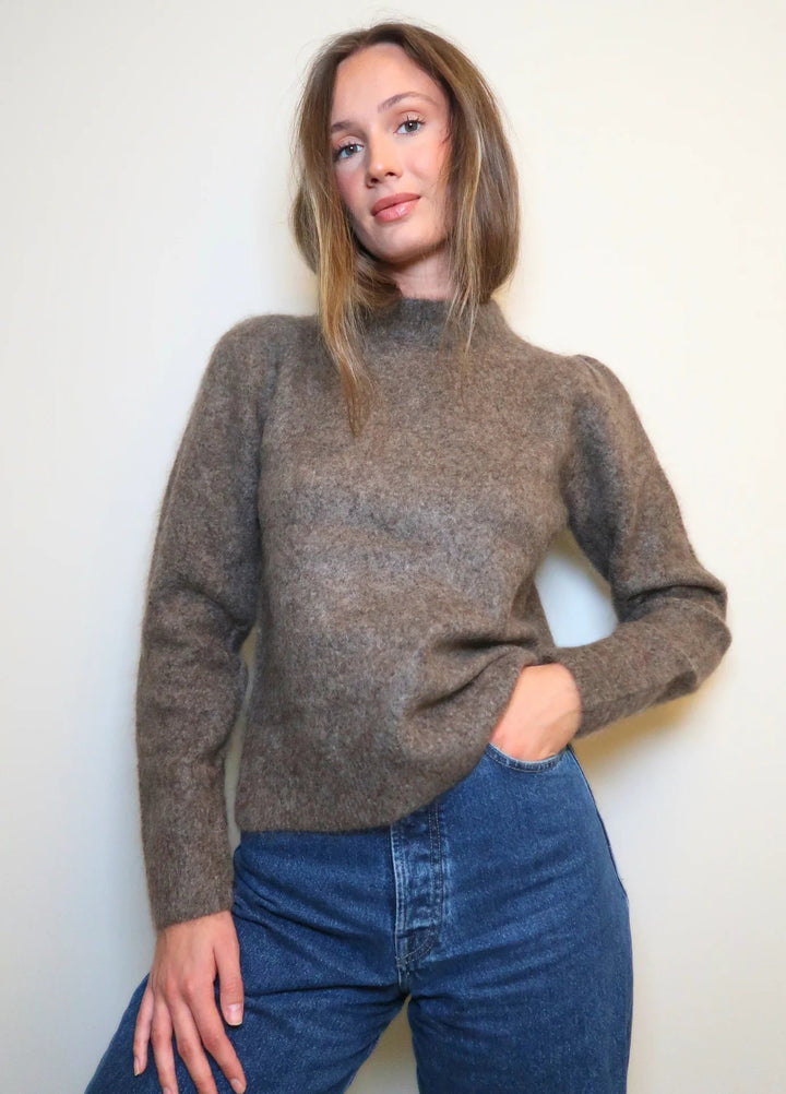 Bella Mohair Sweater Taupe | Genser | Smuk - Dameklær på nett