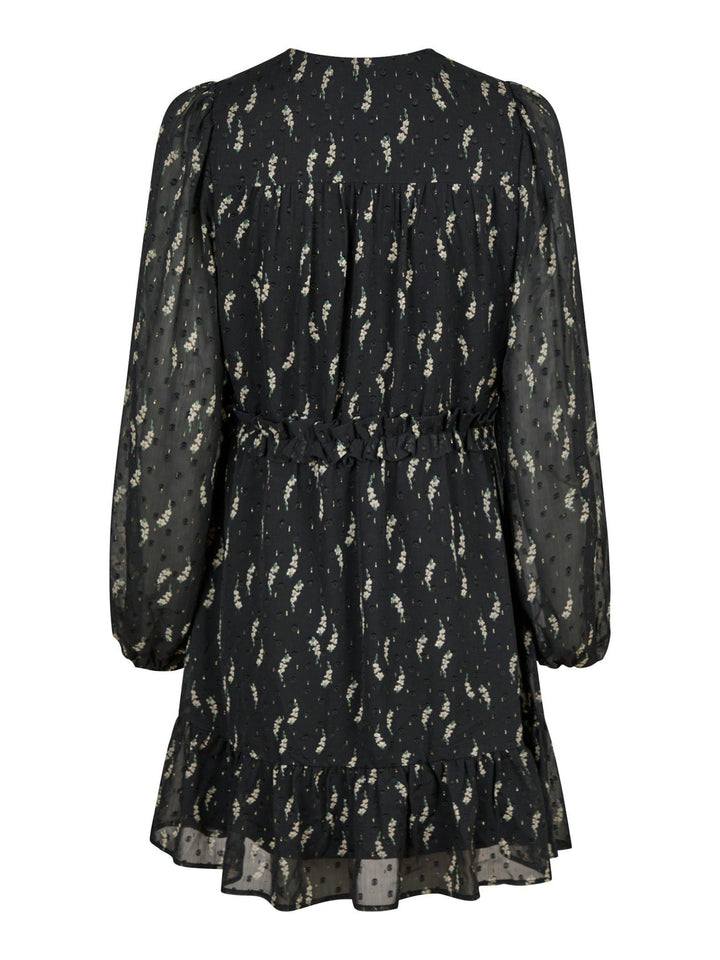 Bethie Flower Branch Dress Black | Kjoler | Smuk - Dameklær på nett